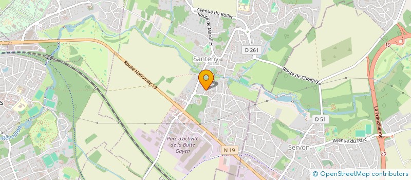 localisation de l'entreprise GANO  SANTENY