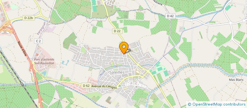 localisation de l'entreprise GANO66  SALEILLES