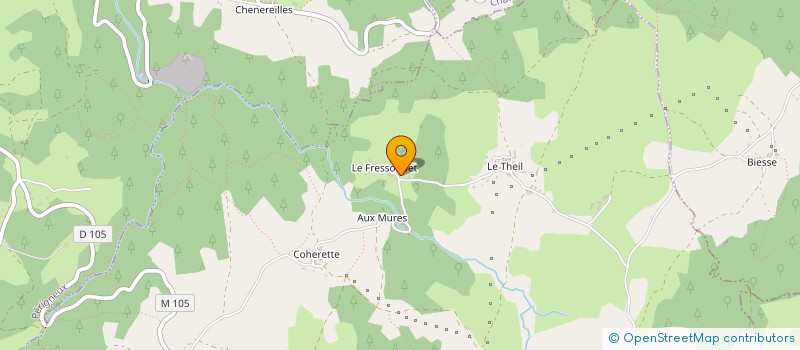 localisation de l'entreprise GANOBAT  SAINT-MAURICE-EN-GOURGOIS