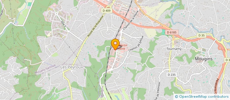 localisation de l'entreprise GANOUDI AGENCEMENT à MOUGINS