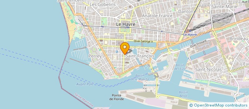 localisation de l'entreprise GANOUK à LE HAVRE