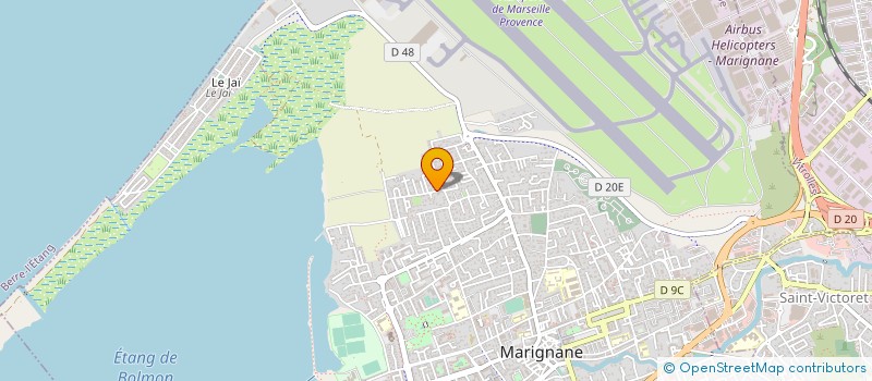 localisation de l'entreprise GANOUNE TERRASSEMENT à MARIGNANE