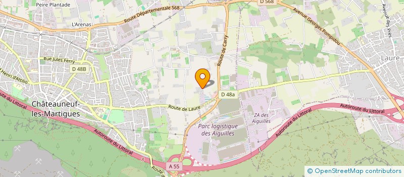 localisation de l'entreprise GANOUPHI  CHATEAUNEUF-LES-MARTIGUES