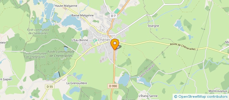 localisation de l'entreprise GANSOINAT à CHENERAILLES