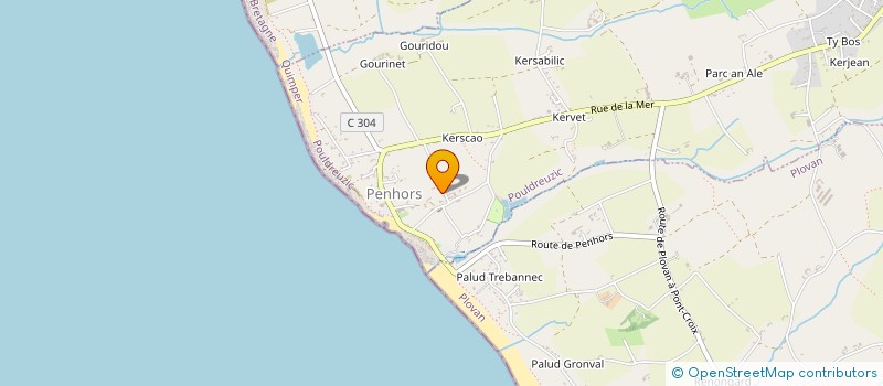 localisation de l'entreprise GANT KOAD AR VRO  POULDREUZIC