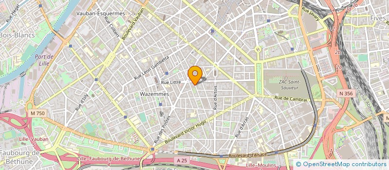 localisation de l'entreprise GANT RACING à LILLE