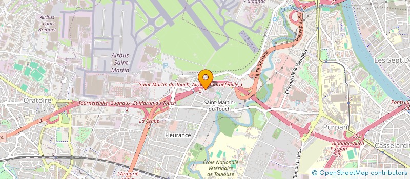 localisation de l'entreprise GANTE à TOULOUSE
