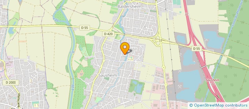 localisation de l'entreprise GANTER LAVIGNE EXTRACTION  BALDERSHEIM