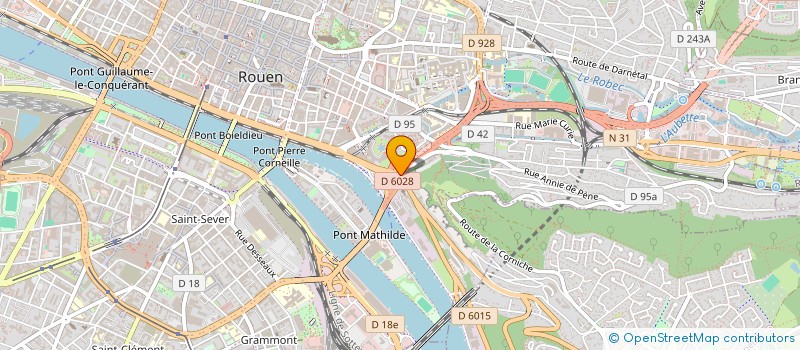 localisation de l'entreprise GANTERIE COMMERCE à ROUEN