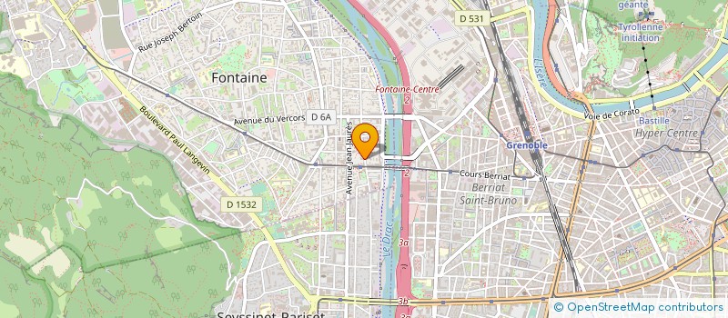 localisation de l'entreprise GANTERIE LESDIGUIERES à FONTAINE