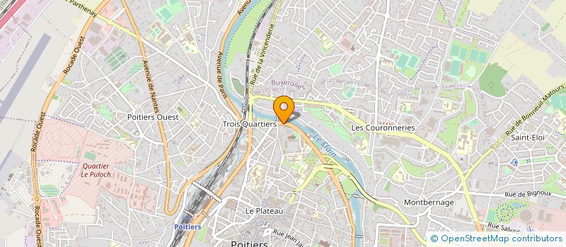 localisation de l'entreprise GANTHA à POITIERS
