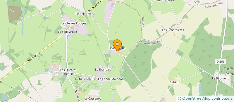 localisation de l'entreprise GANTIER  CHAUMES-EN-RETZ