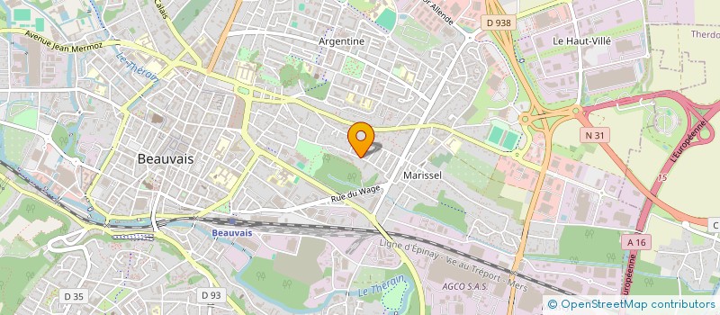 localisation de l'entreprise GANTIER PAYSAGE  BEAUVAIS