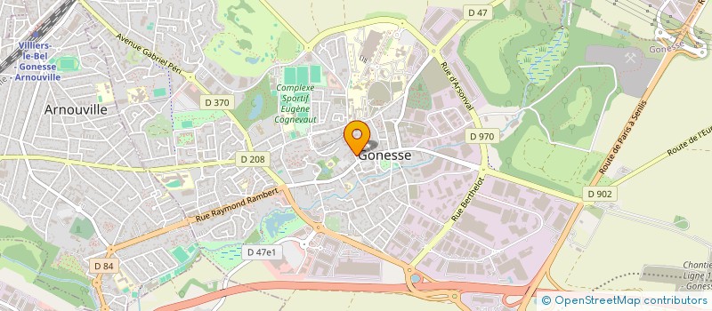 localisation de l'entreprise GANWE SECURITE PRIVEE  GONESSE