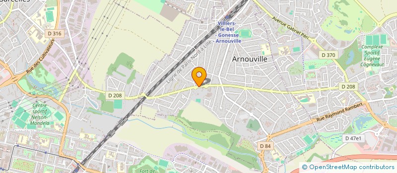 localisation de l'entreprise GANY  ARNOUVILLE