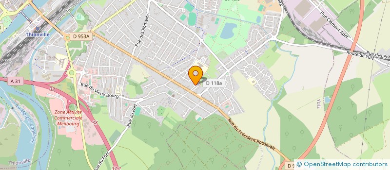 localisation de l'entreprise GANYMEDE  YUTZ