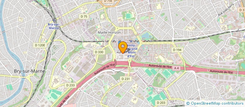 localisation de l'entreprise GANYMEDE DATA à NOISY-LE-GRAND