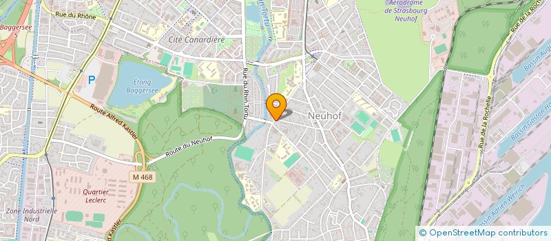 localisation de l'entreprise GANZAU 47  STRASBOURG