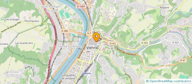 localisation de l'entreprise GAO  VIENNE