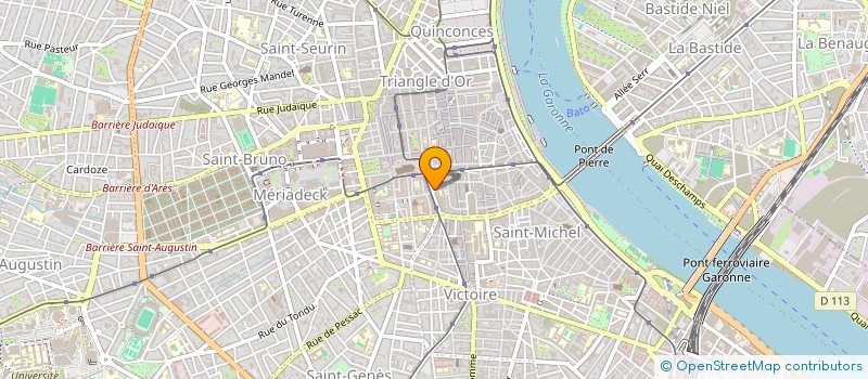 localisation de l'entreprise GAO COLLECTION à BORDEAUX