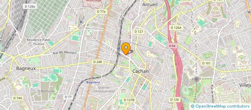 localisation de l'entreprise GAO JIE CONSULTING à CACHAN