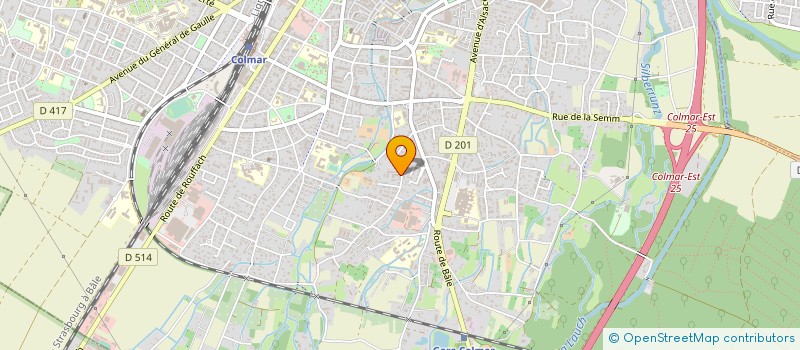 localisation de l'entreprise GAO SYSTEME à COLMAR
