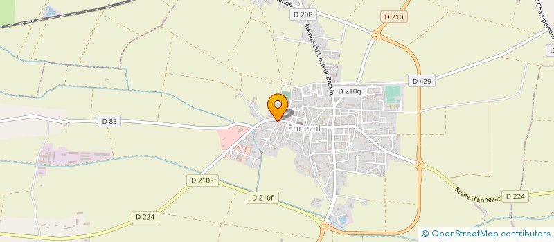 localisation de l'entreprise GAOLETTE  ENNEZAT