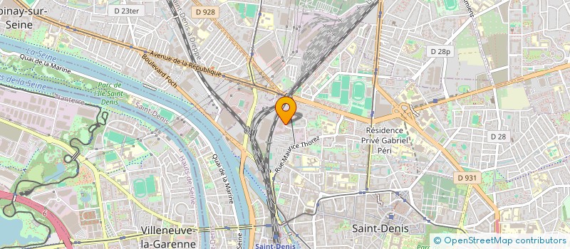 localisation de l'entreprise GAON à SAINT-DENIS