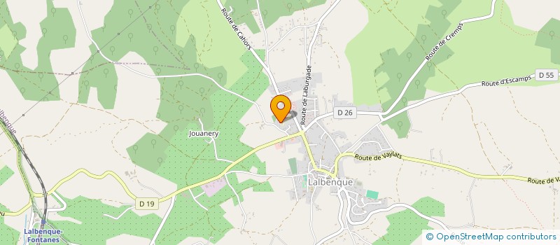 localisation de l'entreprise GAONACH à LALBENQUE
