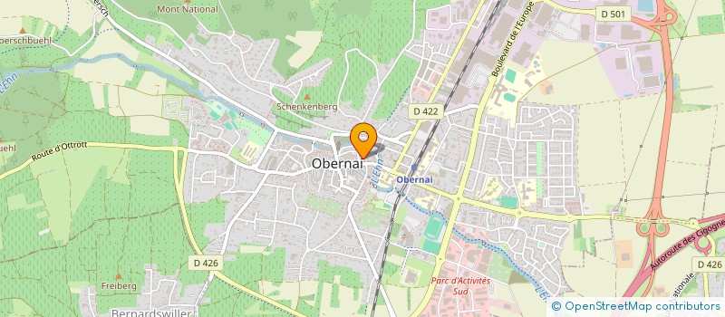 localisation de l'entreprise GAORPOSE à OBERNAI
