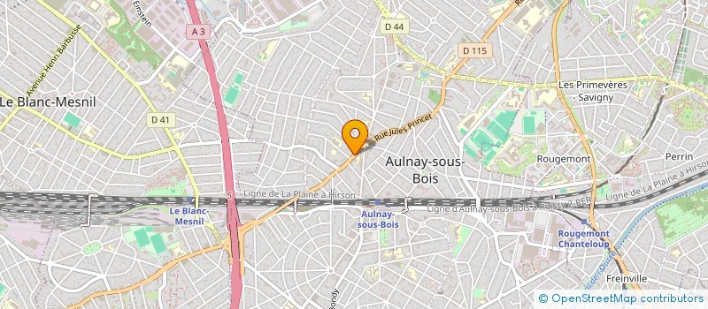 localisation de l'entreprise GAOS à AULNAY-SOUS-BOIS