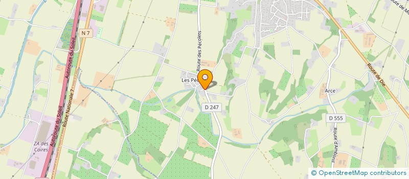 localisation de l'entreprise GAOU BENAT  ETOILE-SUR-RHONE