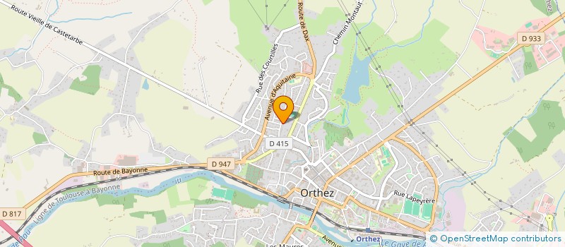 localisation de l'entreprise GAOUYOU 64  ORTHEZ