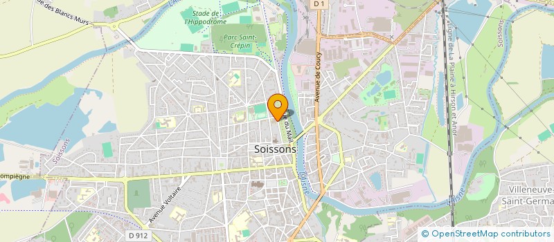localisation de l'entreprise GAOVOUE KIA à SOISSONS