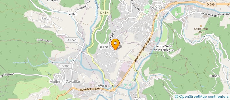 localisation de l'entreprise GAOZA  AVEZE