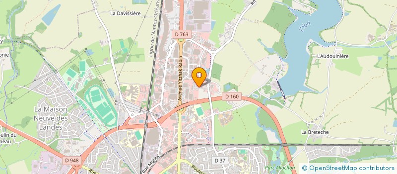 localisation de l'entreprise GAP à LA ROCHE-SUR-YON