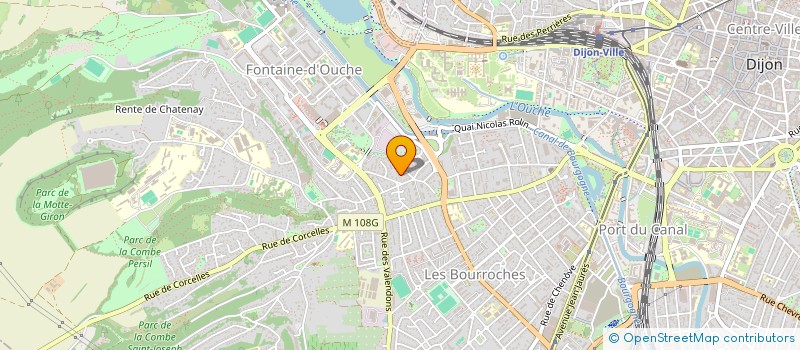 localisation de l'entreprise GAP à DIJON