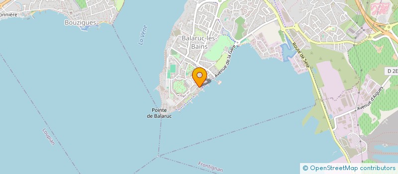 localisation de l'entreprise GAP  BALARUC-LES-BAINS