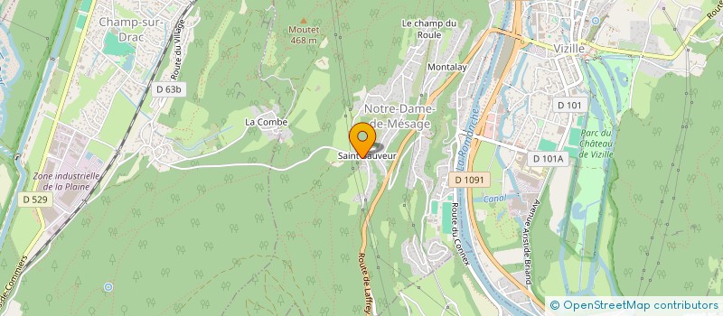 localisation de l'entreprise GAP  NOTRE-DAME-DE-MESAGE