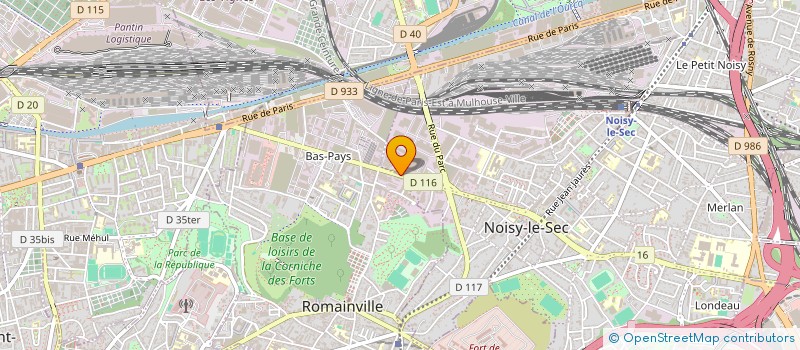 localisation de l'entreprise GAP CITY à NOISY-LE-SEC
