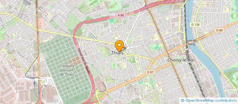 localisation de l'entreprise GAP & CO à THIAIS