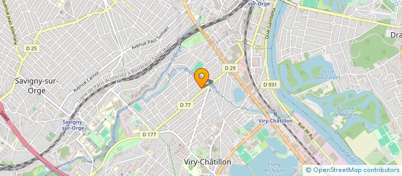 localisation de l'entreprise GAP CONSEIL à VIRY-CHATILLON
