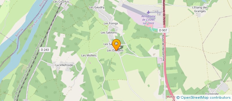 localisation de l'entreprise GAP ENERGY  COSNE-COURS-SUR-LOIRE