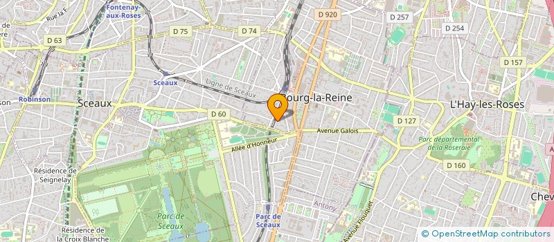 localisation de l'entreprise GAP EXPERT à BOURG-LA-REINE