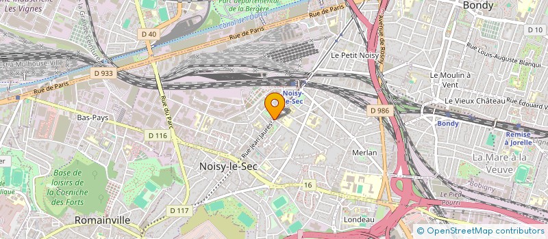 localisation de l'entreprise GAP FLORE à NOISY-LE-SEC