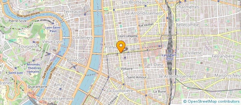 localisation de l'entreprise GAP.FR  LYON