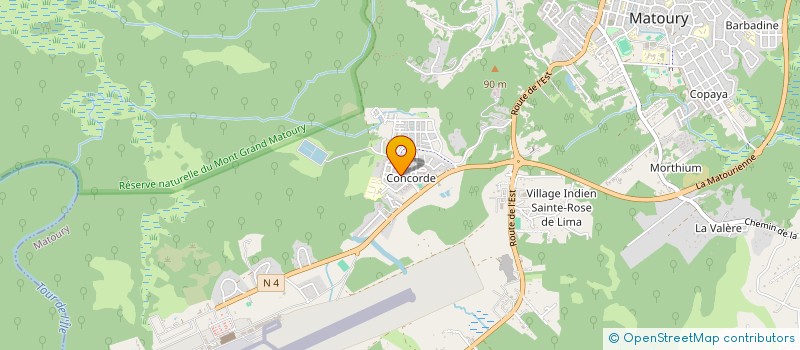 localisation de l'entreprise GAP HOTEL  MATOURY