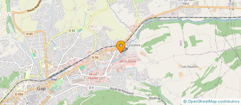 localisation de l'entreprise GAP HT2  GAP