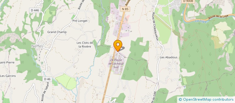 localisation de l'entreprise GAP MATERIEL  GAP