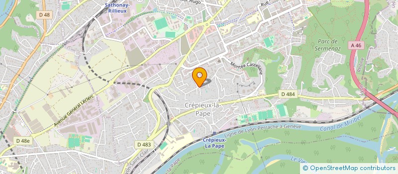 localisation de l'entreprise GAP MEDIA EVENT  RILLIEUX-LA-PAPE